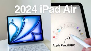 NEW iPad Air 2024 Unboxing amp Review [upl. by Evangelin]