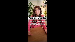 Narcissist Checklist 😂 Grandiose [upl. by Fabiolas]