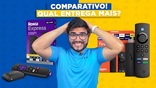 não patrocinado Fire TV Stick vs Roku Express Qual o Mais completo para deixar sua TV SMART [upl. by Azalea651]