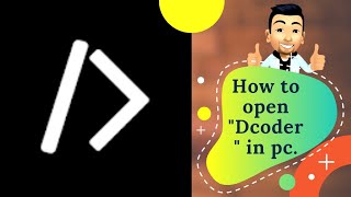 How to open quotdcoderquot in PC  How to use quotdcoderquot in PC  shorts dcoder ide Techmaster [upl. by Camala]