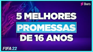 Melhores JOVENS PROMESSAS do FIFA 22 16 anos ✅ [upl. by Aniled]