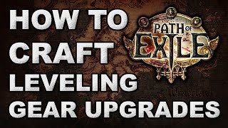 Path of Exile How to Craft Your Own Progression Gear  quotCant Find Upgradesquot Edition [upl. by Aicemaj]