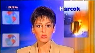 RTL Klub Hírek részlet Erős Antóniával 19980713 [upl. by Buzz320]