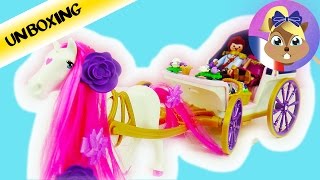 PLAYMOBIL Princess Calèche avec cheval et couple royal [upl. by Yauq]