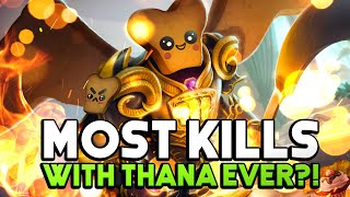 HIGHEST KILL THANATOS GAME IN SMITE HISTORY  Smite [upl. by Ahlgren797]