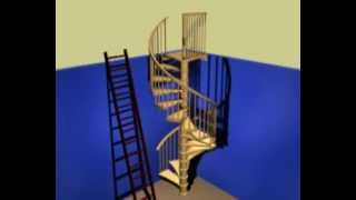 Spiral Stair kit install guide [upl. by Nauqahs]