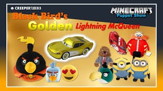 CT83 Black Birds Golden Lightning McQueen  MinecraftPuppetShow [upl. by Shelah308]