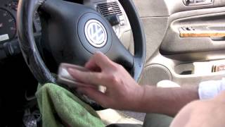 How to clean a steering wheel from RAC handbook series [upl. by Anyr]