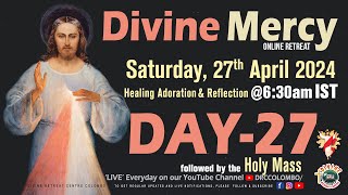 LIVE DAY  27 Divine Mercy Online Retreat  Saturday  27 April 2024  DRCC [upl. by Jesselyn]