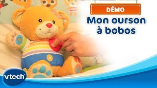 Mon ourson à bobos  Un ourson musical tout doux à cajoler et à soigner  VTech [upl. by Drahsar238]