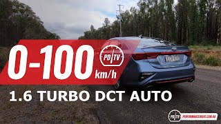 2020 Kia Cerato GT sedan 0100kmh amp engine sound [upl. by Mclaurin]