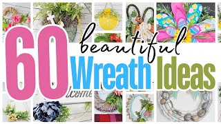 60 Beautiful DIY Wreath Ideas  Dollar Tree DIY Crafts [upl. by Dael]