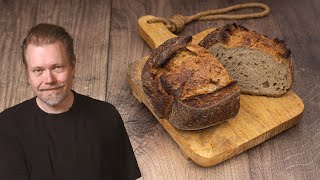 The best Jewish Sourdough Rye Bread Recipe  Foodgeek Baking [upl. by Jorge]