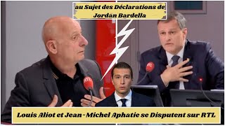 Louis Aliot et JeanMichel Aphatie se Disputent sur RTL au Sujet des Déclarations de Jordan Bardella [upl. by Marcos]