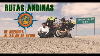 🍃RUTAS ANDINAS 🍃Viaje en Motocicleta de Arequipa al Salar de Uyuni 🌞CRUZANDO FRONTERAS 🌕🛵 🇵🇪 🇨🇱 🇧🇴 [upl. by Aires155]