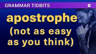 Using apostrophes in contractions and possessives  Grammar and Style Tidbits 8 [upl. by Publea]