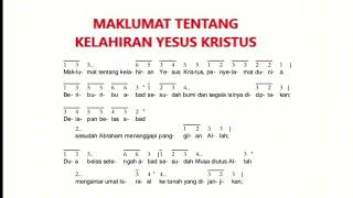 Teks MAKLUMAT TENTANG KELAHIRAN YESUS KRISTUS [upl. by Yrehcaz597]