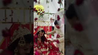 Beautiful fresh flowers wedding room decoration weddingcouples shortrs [upl. by Serle]