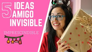 5 IDEAS💡de REGALO🎁 para tu AMIGO INVISIBLE [upl. by Cristabel42]