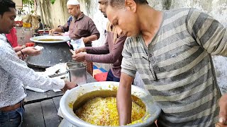 Al Khalifa Biryani  Street Food Surat  Hyderabadi Style Biryani [upl. by Kauffmann]