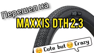 перешёл на maxxis dth 26x23  новая резина на велосипед  прощай schwalbe [upl. by Rudolph]