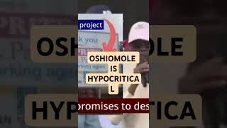 UPDATE ON EDO GOVERNORSHIP 2024 PART 119OSHIOMOLE IS A HYPOCRITE edo politics 2024 governor [upl. by Felike345]