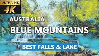 4k Blue Mountains Falls  Katoomba attractions  Leura attractions  Sydney attractions [upl. by Rebeh]