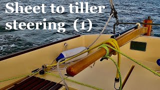 Sheet to tiller steering first attempt [upl. by Quinby]