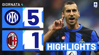 InterMilan 51  L’Inter domina il Derby della Madonnina Gol e Highlights  Serie A TIM 202324 [upl. by Yraek267]