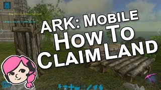 HOW TO CLAIM YOUR BASE NEW CHANGES TO BUILD RADIUS  ARK Mobile [upl. by Ultan703]