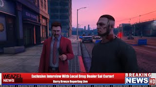 Weazel News Exclusive Interview With Local Drug Dealer Sal Carter 🔴 United Gaming RP I GTA RP [upl. by Ylloj]