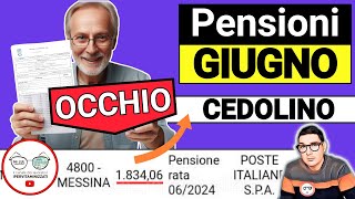 📑 CEDOLINO PENSIONI GIUGNO ➡ NOVITà IMPORTI TABELLA NETTI 📈 AUMENTI 0€ IRPEF PAGAMENTI CONGUAGLI [upl. by Tserof448]