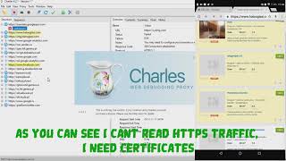 Charles Proxy on Android  HTTP and SSLHTTPS traffic [upl. by Obocaj991]