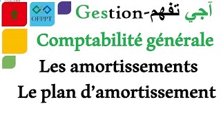 La comptabilité générale  Les amortissements Plan d’amortissement [upl. by Alma246]