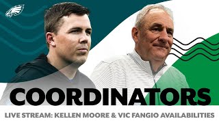 Live Stream First media availabilities for Eagles new coordinators Kellen Moore amp Vic Fangio [upl. by Faber]