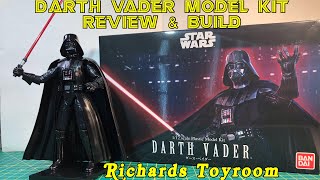 Bandai Star Wars Darth Vader 6Inch Action Figure Model Build and Review [upl. by Jaddo]