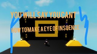 how to build a eye of insolence in piggy build mode [upl. by Brott]