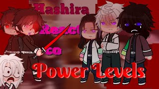 Hashira react to Power Levels HashiraampKamaboko SquadKnyDemon Slayergcrv New year special🎉 [upl. by Marjie]