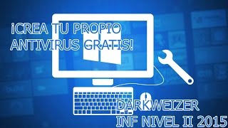 COMO CREAR UN ANTIVIRUS FÁCIL amp RÁPIDO  TUTORIALES PC  2015 [upl. by Yasdnil]