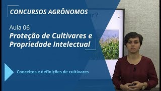 Cultivares conceitos e denominação de cultivares  Concurso Agrônomo  Aula 0611 [upl. by Gwendolin]