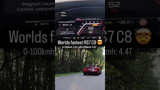 Audi RS7 C8 Acceleration 1050hp1200nm Rs7 audi speed cars [upl. by Bearnard869]