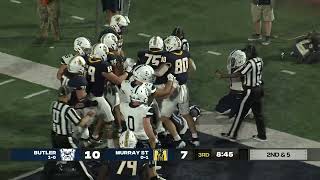 Murray State vs Butler Highlights 09072024  Racers Football [upl. by Rosinski]