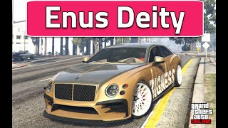 Enus Deity Best Customization and Paint Job  GTA 5 Online Drip Feed Vehicle Customisation [upl. by Damahom]