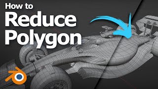 Blender How to Reduce Polygons using UnSubdivide with Decimate Modifier [upl. by Greenstein]