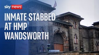 Inmate stabbed at HMP Wandsworth days after prisoner escape [upl. by Gelhar]