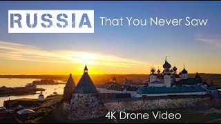 Russia  Like you have never seen before  Drone  4K [upl. by Ramo]