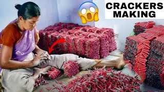 How Diwali Crackers Is Made 😱  Sivakasi Fireworks Factory Tour 🔥 [upl. by Anik]