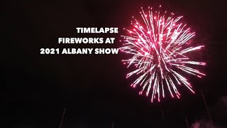 TIMELAPSE  FIREWORKS AT 2021 ALBANY SHOW WESTERN AUSTRALIA  NICKKABOO [upl. by Winebaum]