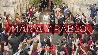 María Pombo y Pablo Castellano  Mejores momentos de la boda ctycnwedding [upl. by Ailehs]