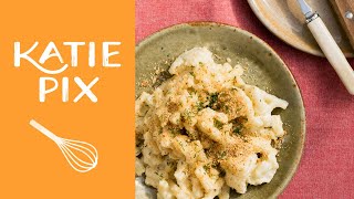 Cauliflower Macaroni and Cheese Recipe  Katie Pix [upl. by Mellicent]